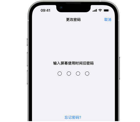 望都iPhone屏幕维修分享iPhone屏幕使用时间密码忘记了怎么办 