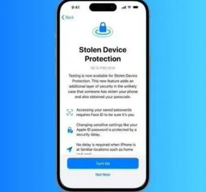 望都苹果授权维修店分享被盗设备保护功能开启方法 
