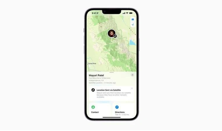 望都苹果14维修分享iPhone14系列中 FindMy功能通过卫星分享位置方法教程 