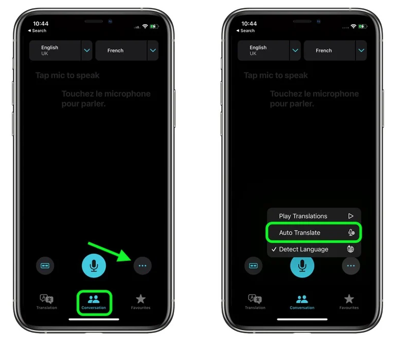 望都苹果手机维修分享iOS 15 “翻译” App 新改进 